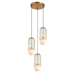 Lampa wisząca MATTY MDM-3939/3 GD Italux - zdjęcie 2